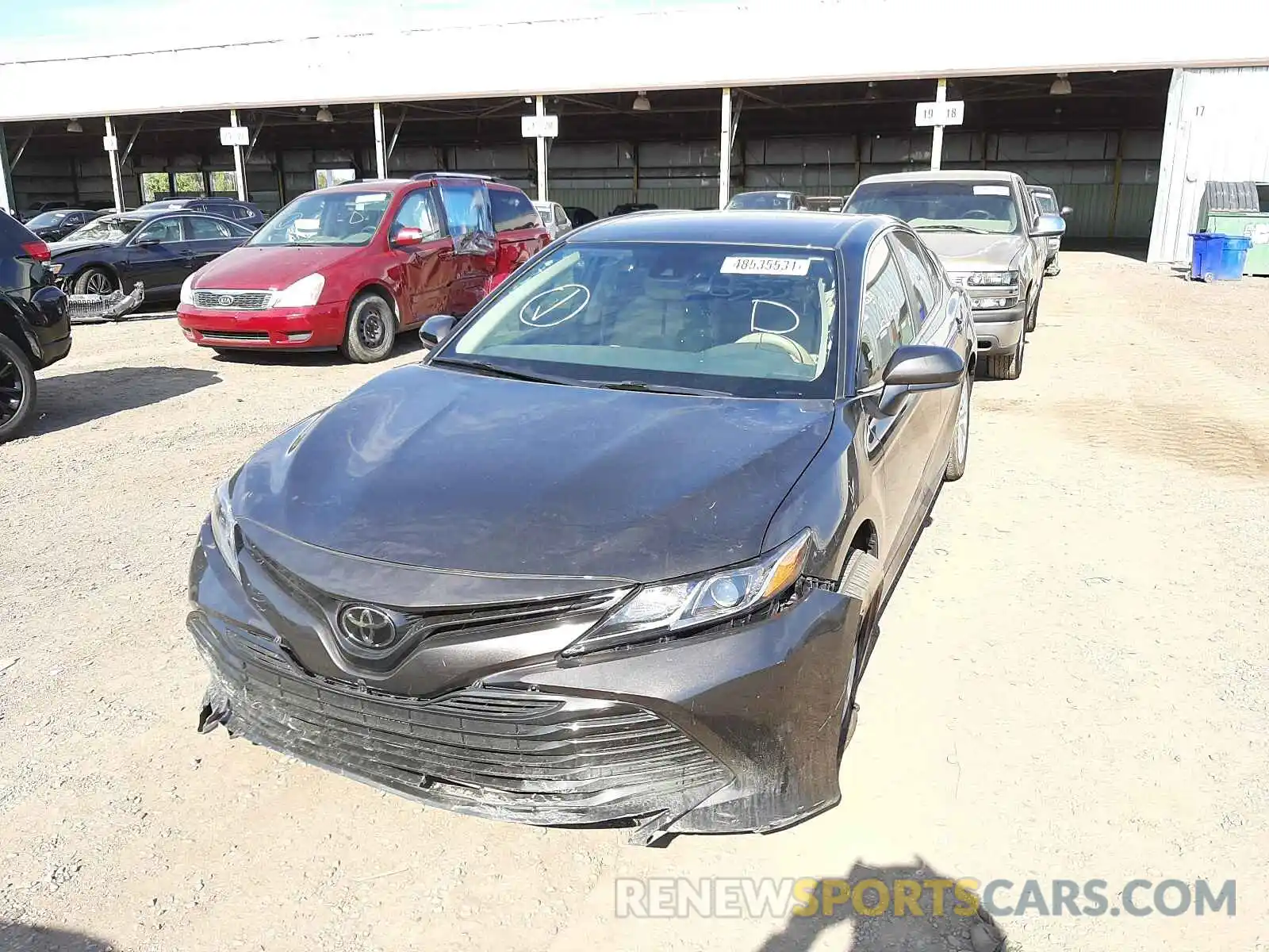 2 Photograph of a damaged car 4T1C11AKXLU861243 TOYOTA CAMRY 2020