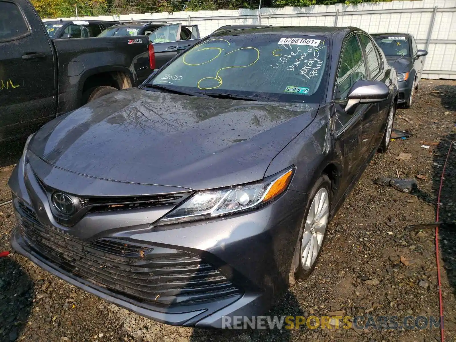 2 Photograph of a damaged car 4T1C11AKXLU866992 TOYOTA CAMRY 2020