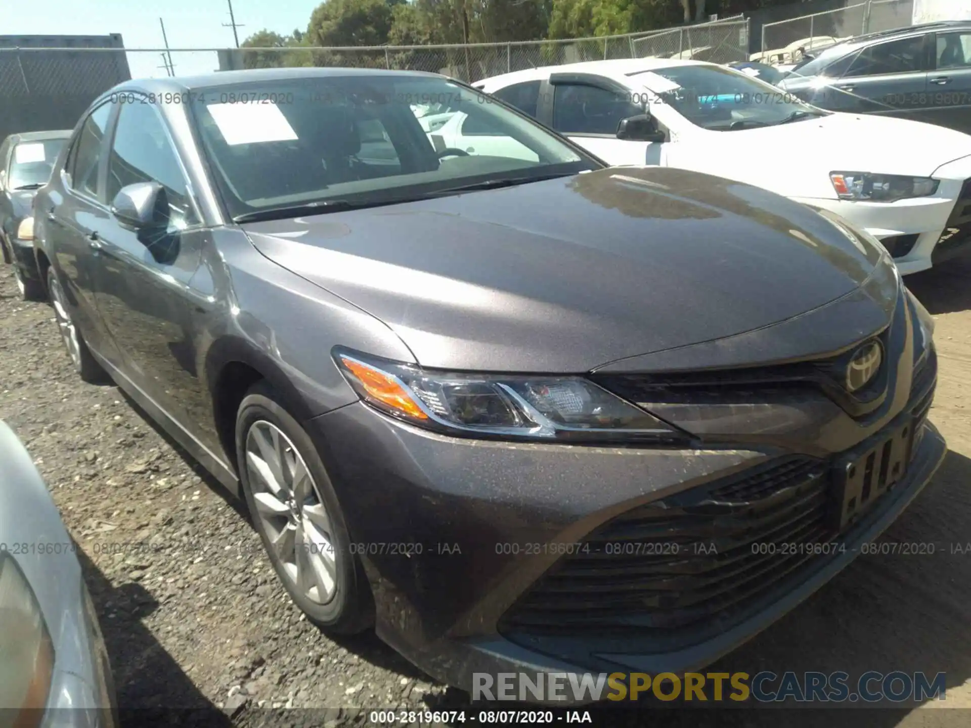 1 Photograph of a damaged car 4T1C11AKXLU868435 TOYOTA CAMRY 2020