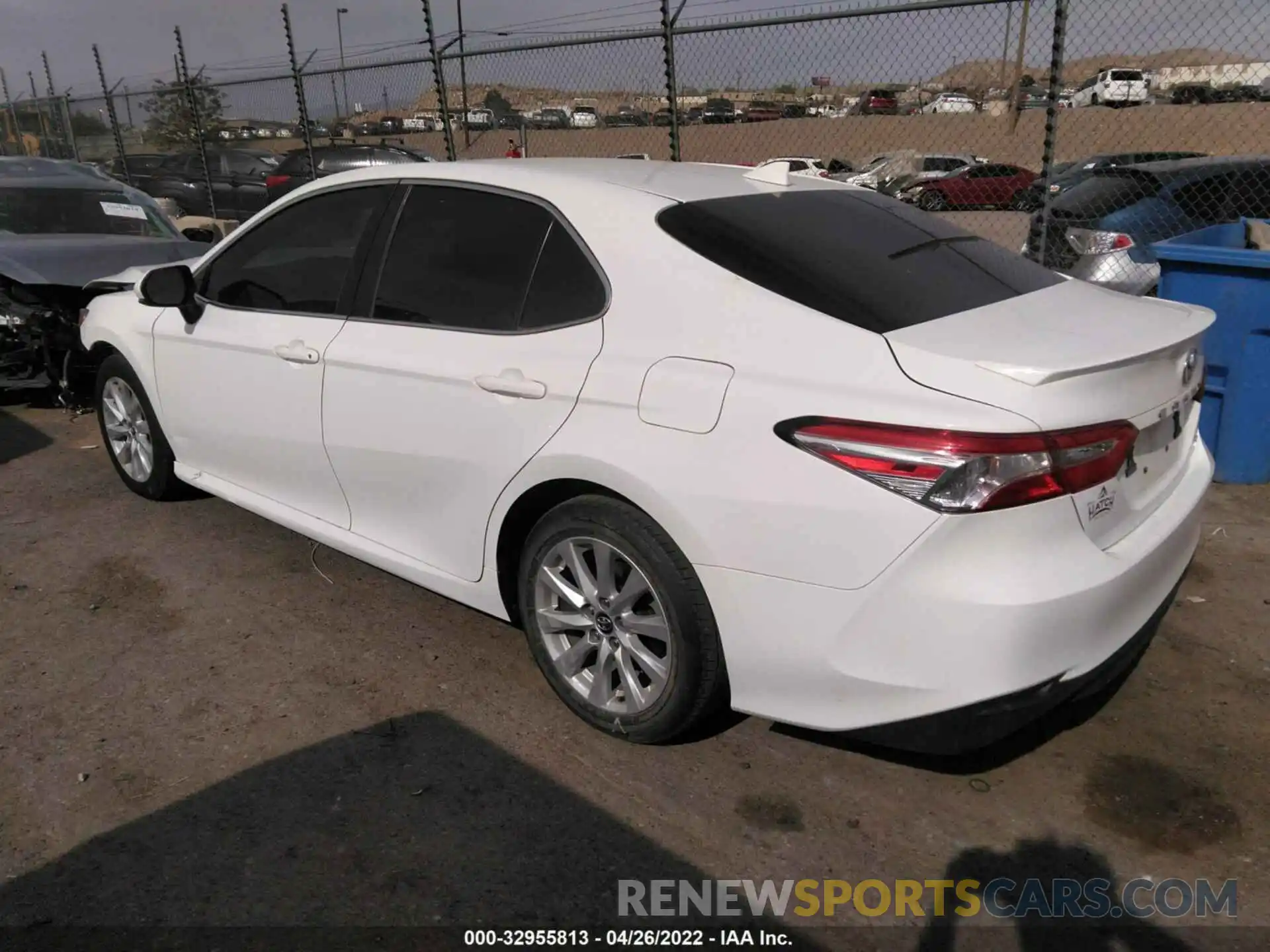 3 Photograph of a damaged car 4T1C11AKXLU873523 TOYOTA CAMRY 2020