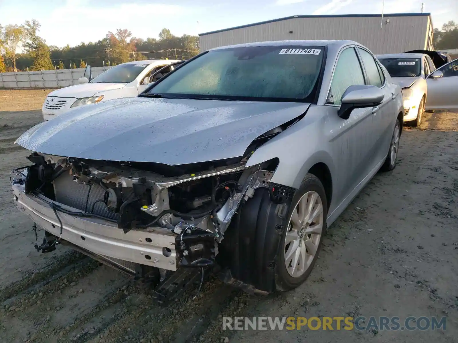 2 Photograph of a damaged car 4T1C11AKXLU874803 TOYOTA CAMRY 2020