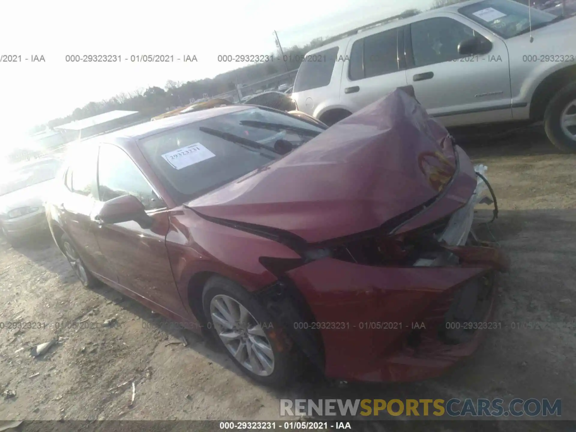 1 Photograph of a damaged car 4T1C11AKXLU875711 TOYOTA CAMRY 2020