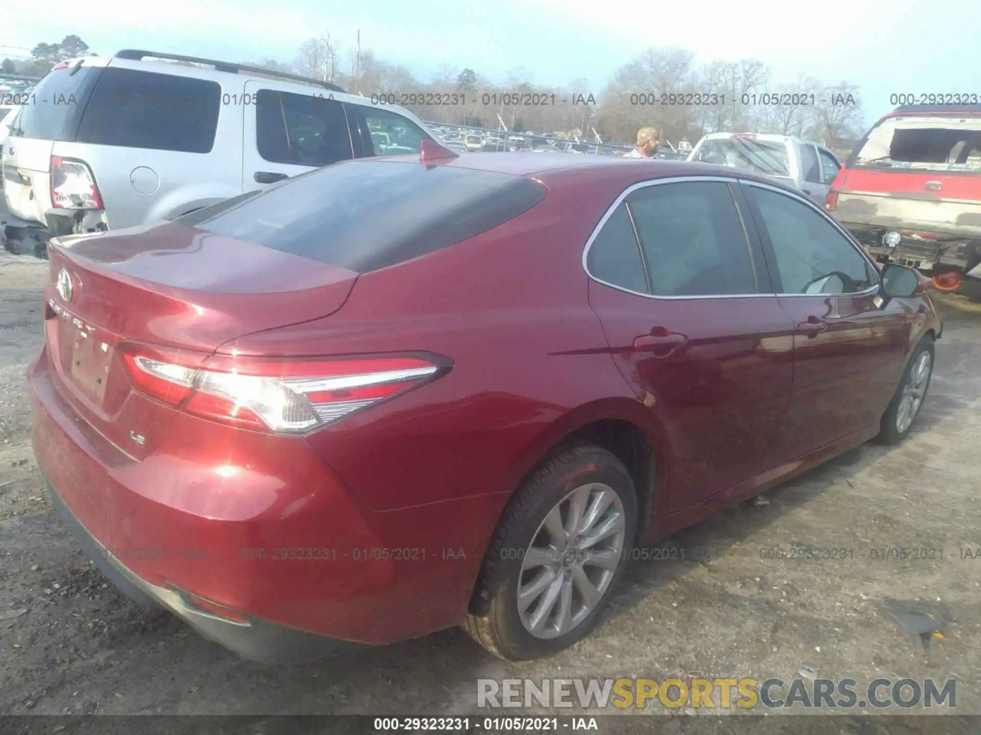 4 Photograph of a damaged car 4T1C11AKXLU875711 TOYOTA CAMRY 2020