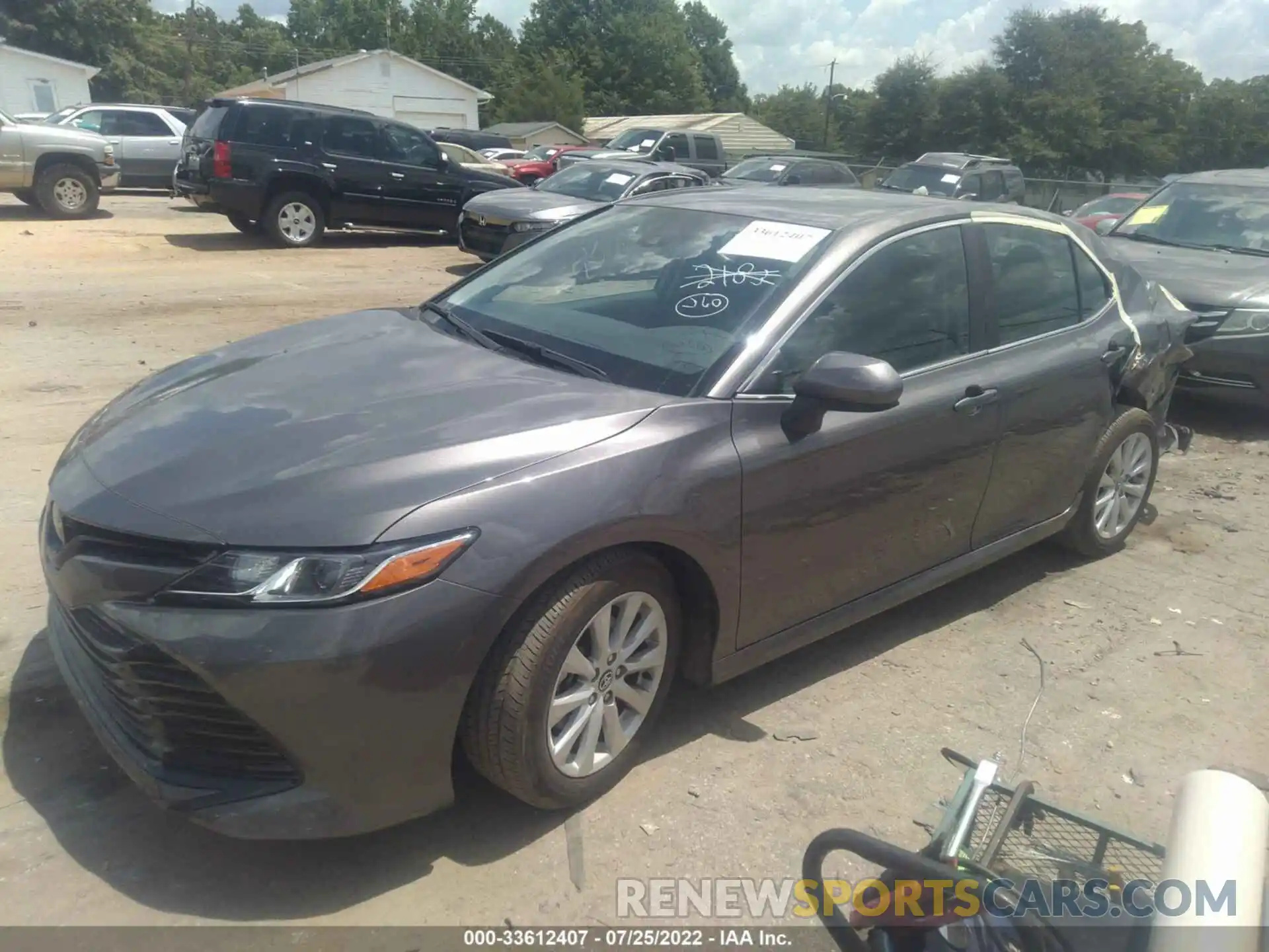 2 Photograph of a damaged car 4T1C11AKXLU876860 TOYOTA CAMRY 2020