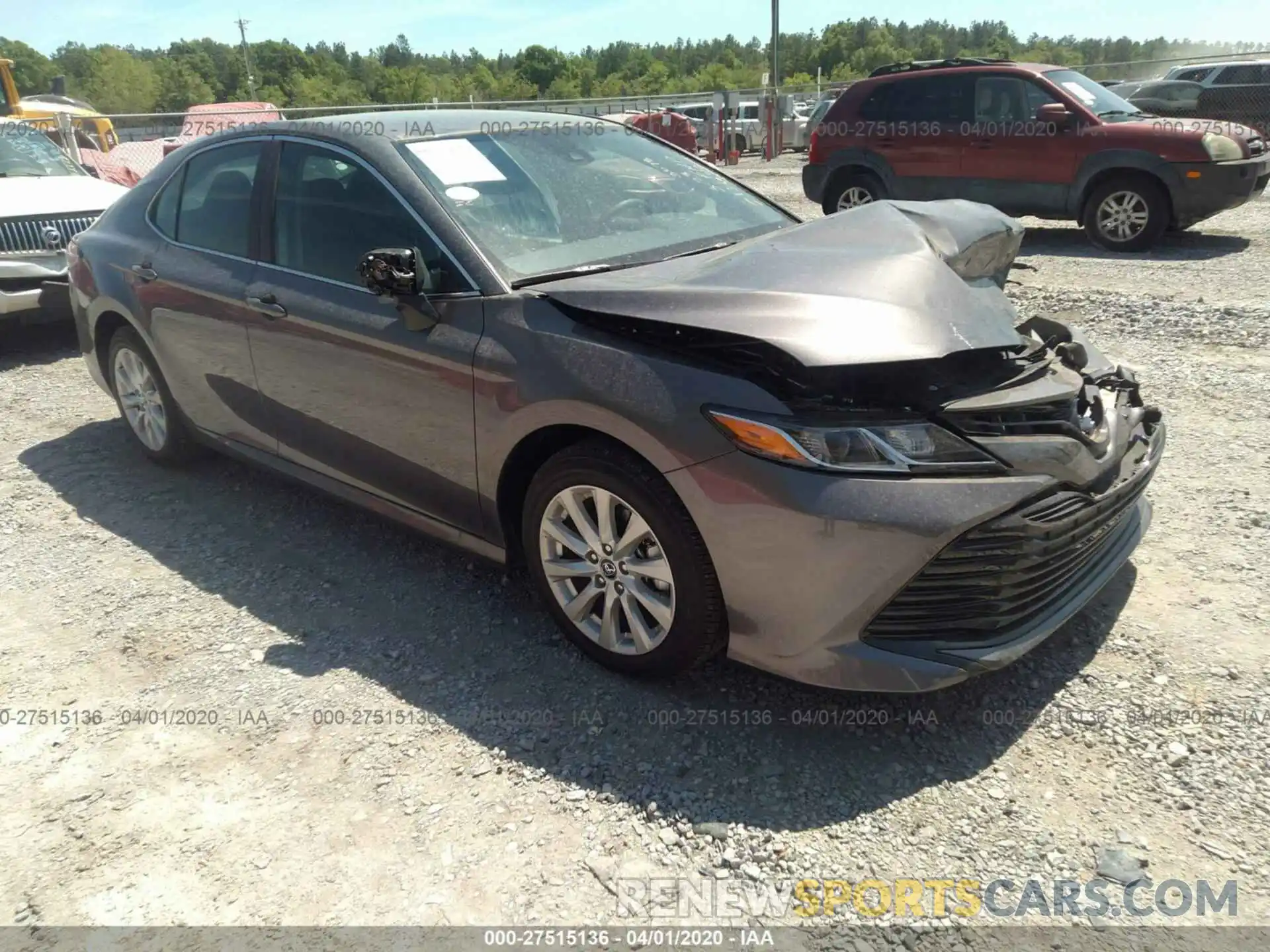 1 Photograph of a damaged car 4T1C11AKXLU880794 TOYOTA CAMRY 2020