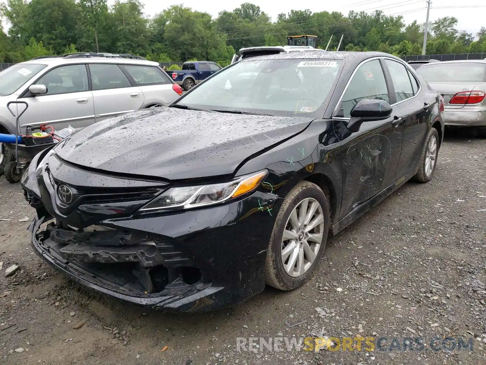 2 Photograph of a damaged car 4T1C11AKXLU887566 TOYOTA CAMRY 2020