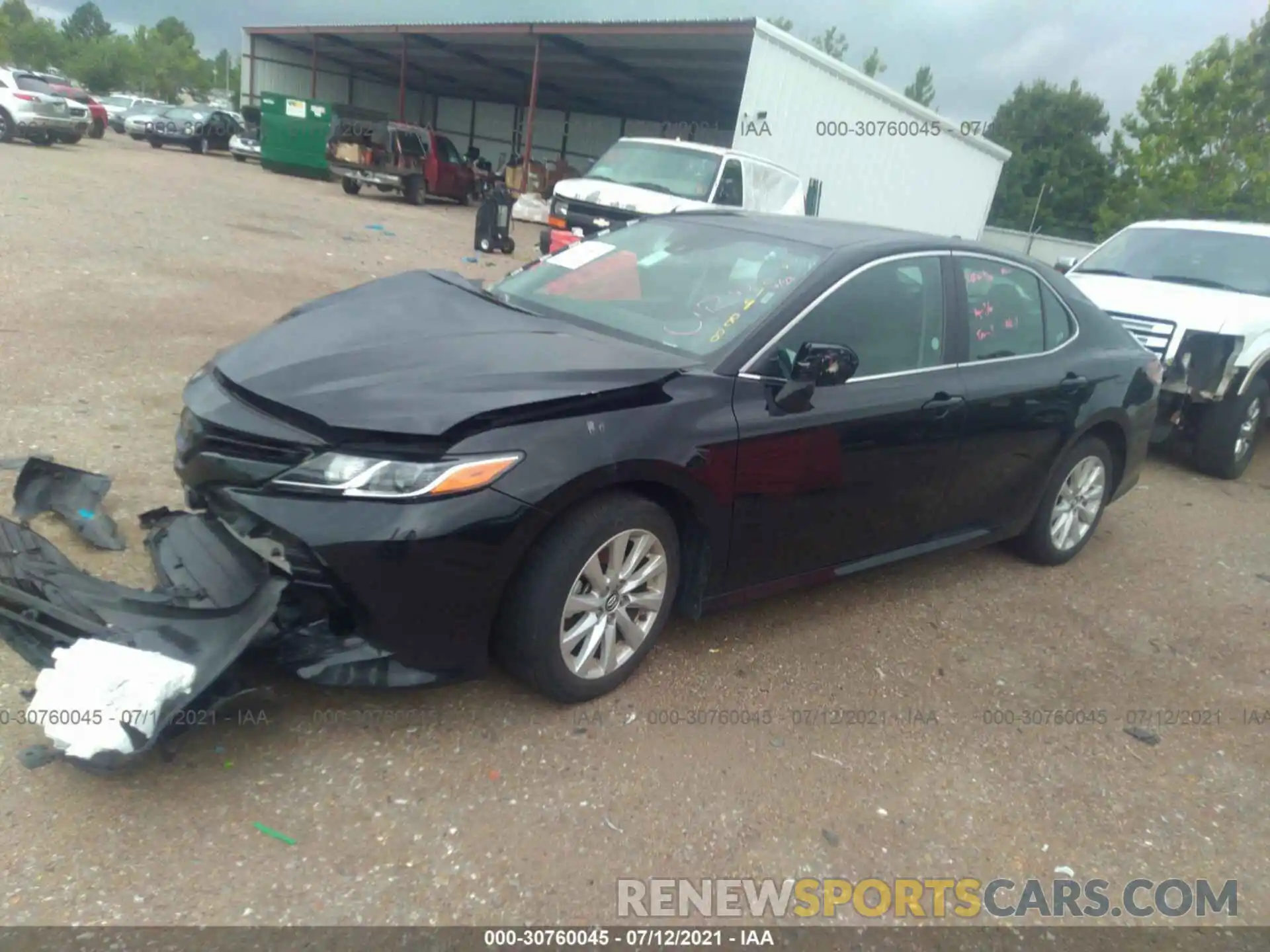 2 Photograph of a damaged car 4T1C11AKXLU888510 TOYOTA CAMRY 2020