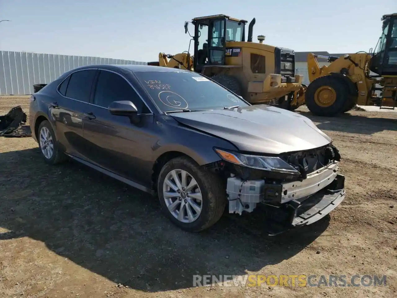 1 Photograph of a damaged car 4T1C11AKXLU896588 TOYOTA CAMRY 2020