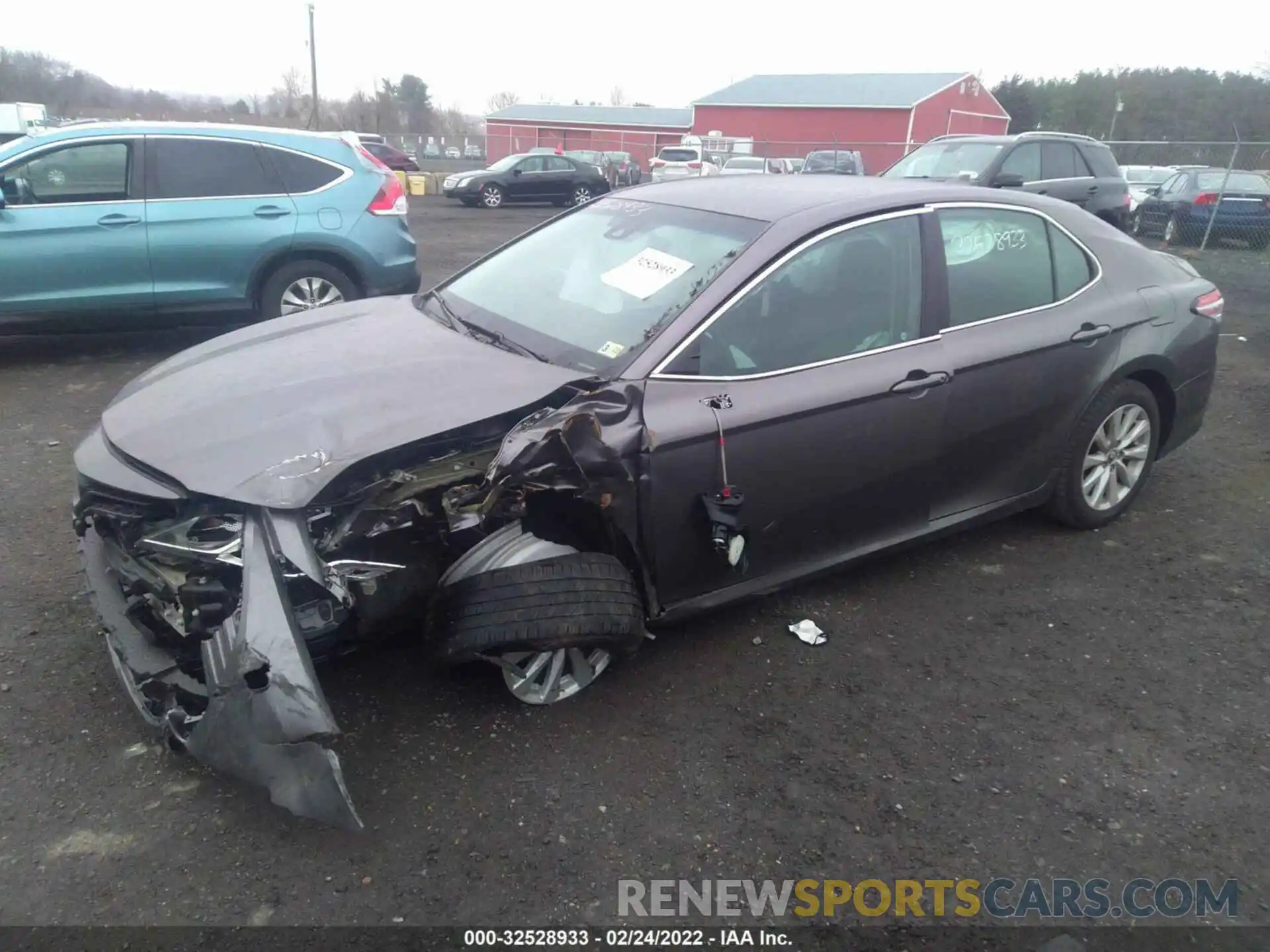 2 Photograph of a damaged car 4T1C11AKXLU896784 TOYOTA CAMRY 2020