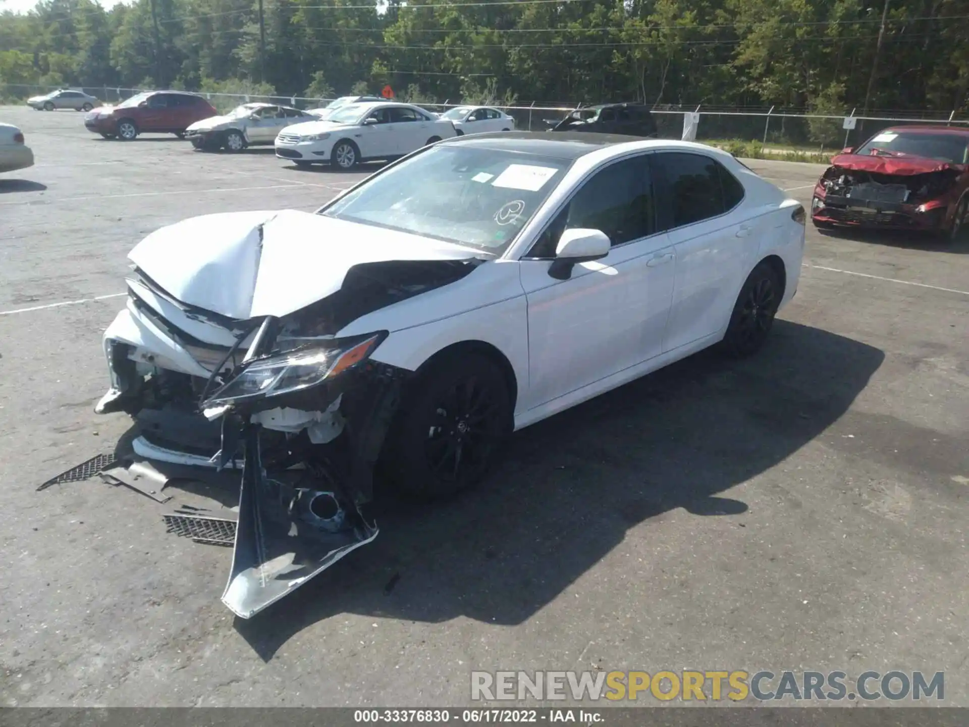 2 Photograph of a damaged car 4T1C11AKXLU908268 TOYOTA CAMRY 2020