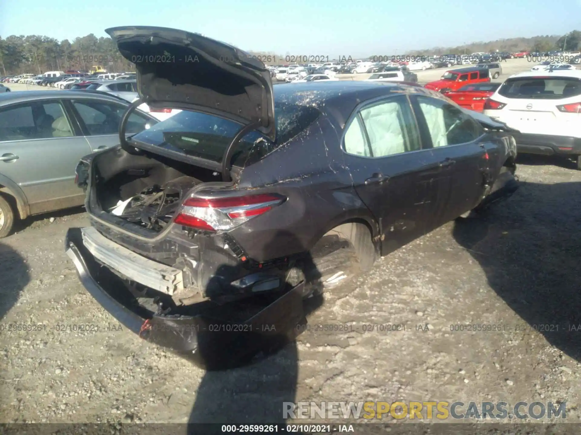 4 Photograph of a damaged car 4T1C11AKXLU916435 TOYOTA CAMRY 2020
