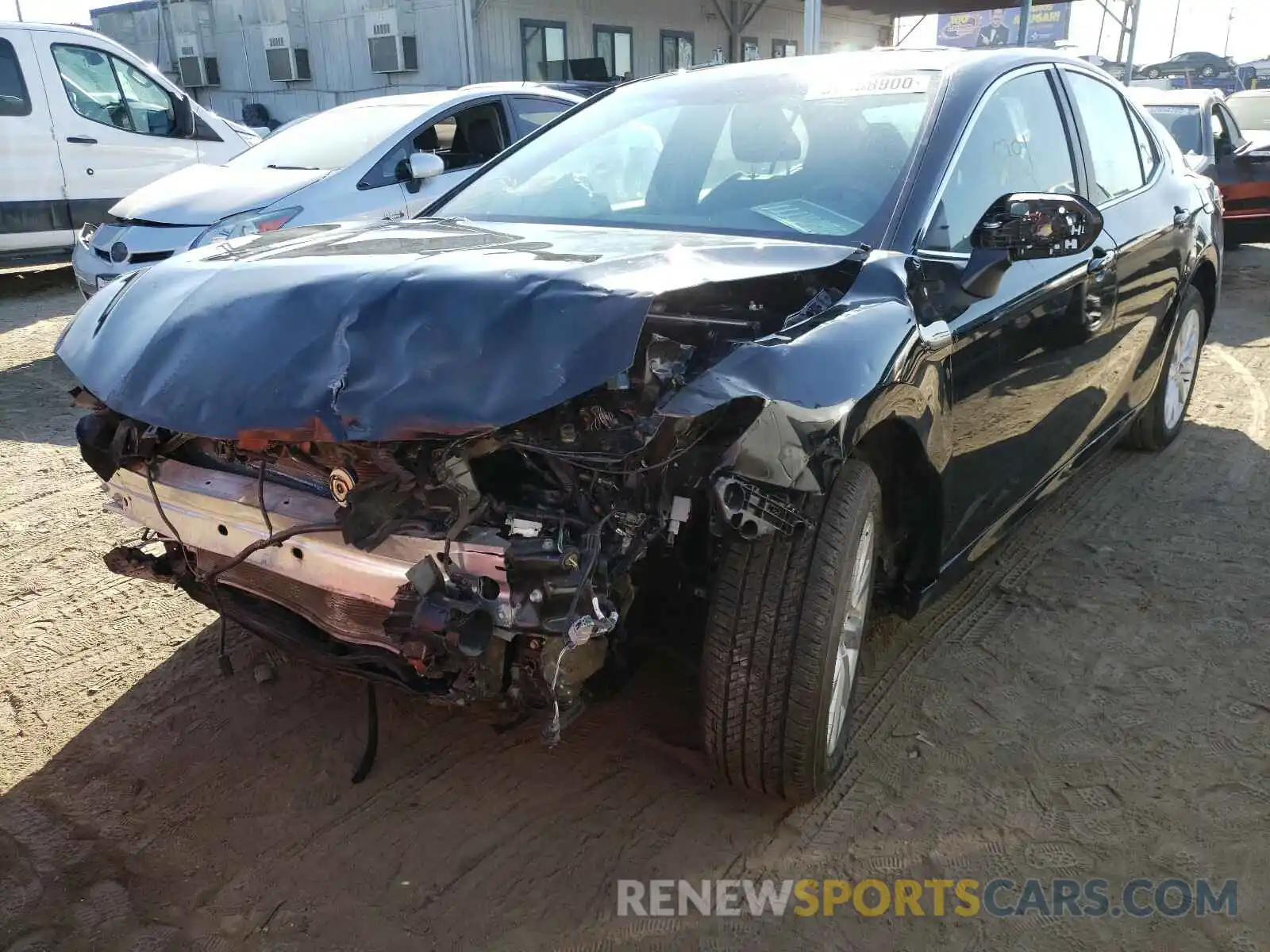 2 Photograph of a damaged car 4T1C11AKXLU917441 TOYOTA CAMRY 2020