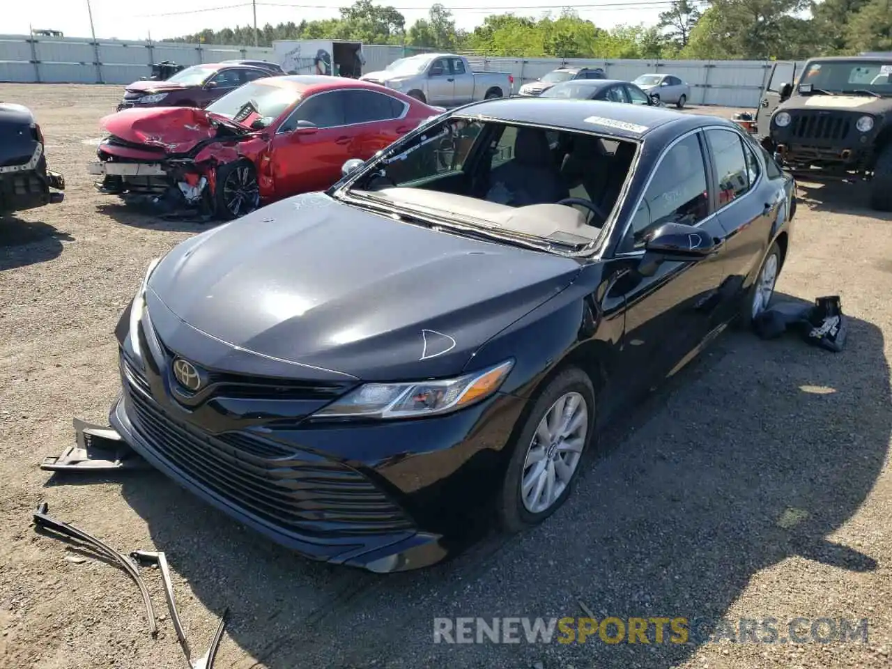 2 Photograph of a damaged car 4T1C11AKXLU918511 TOYOTA CAMRY 2020