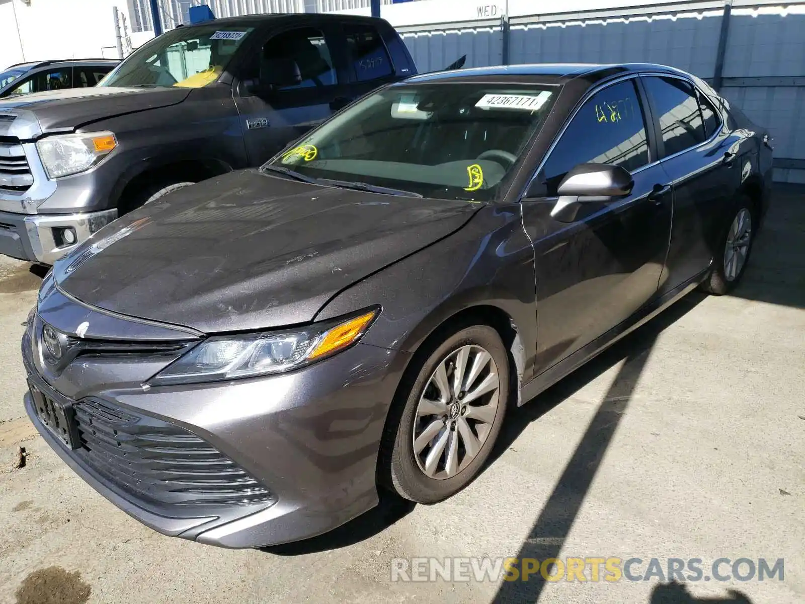 2 Photograph of a damaged car 4T1C11AKXLU920386 TOYOTA CAMRY 2020