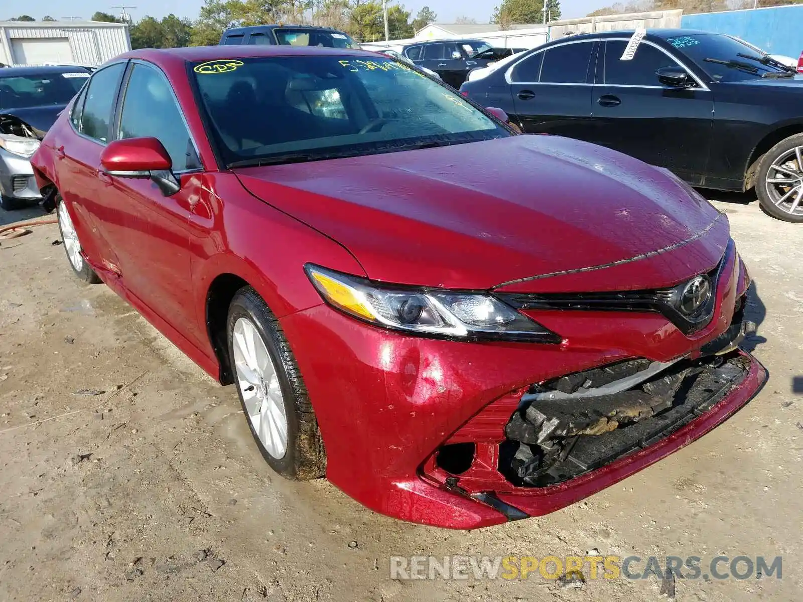 1 Photograph of a damaged car 4T1C11AKXLU927354 TOYOTA CAMRY 2020