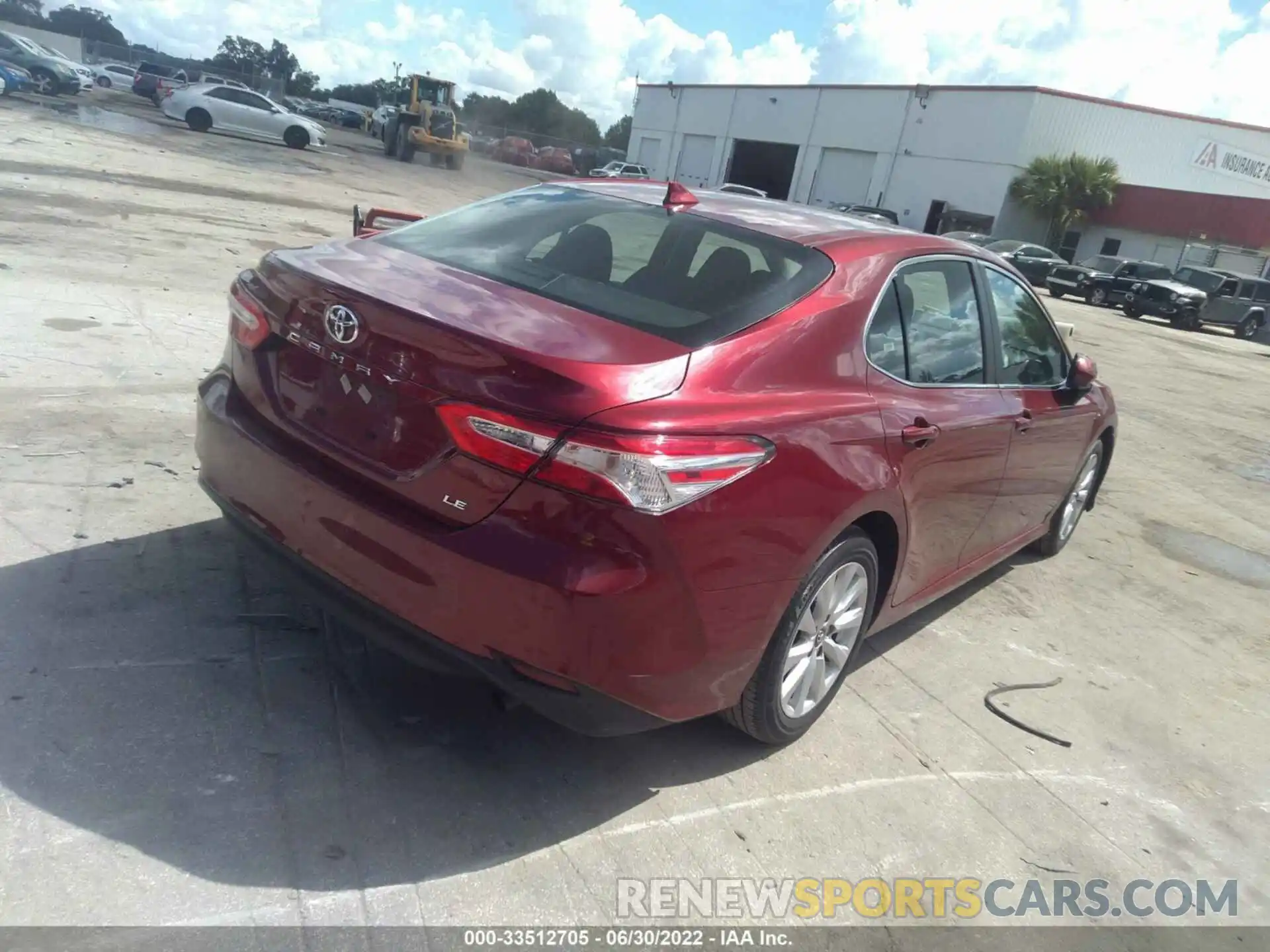 4 Photograph of a damaged car 4T1C11AKXLU931260 TOYOTA CAMRY 2020