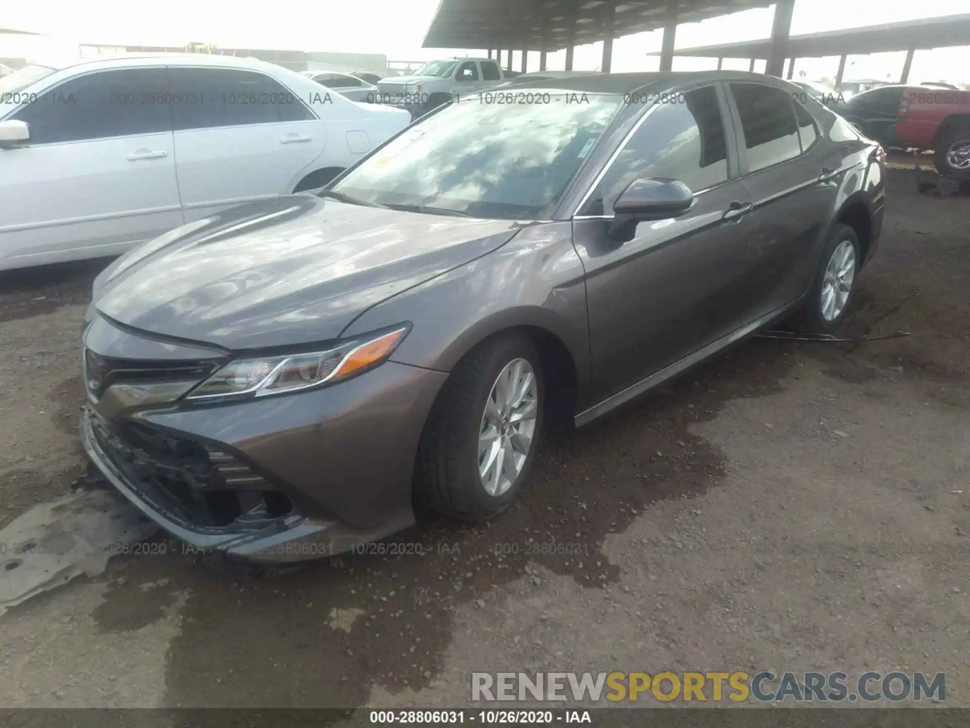 2 Photograph of a damaged car 4T1C11AKXLU934112 TOYOTA CAMRY 2020