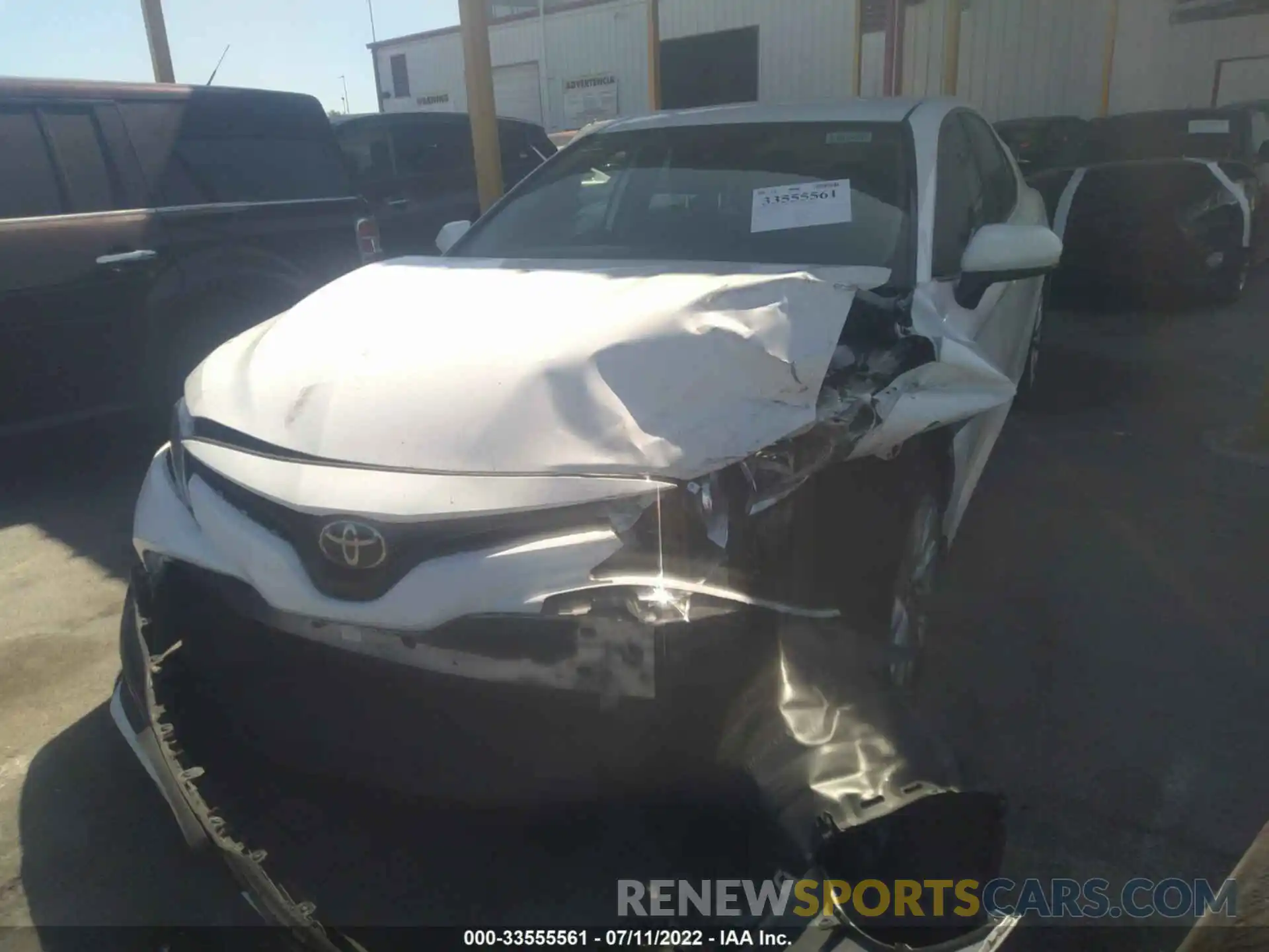 2 Photograph of a damaged car 4T1C11AKXLU934773 TOYOTA CAMRY 2020