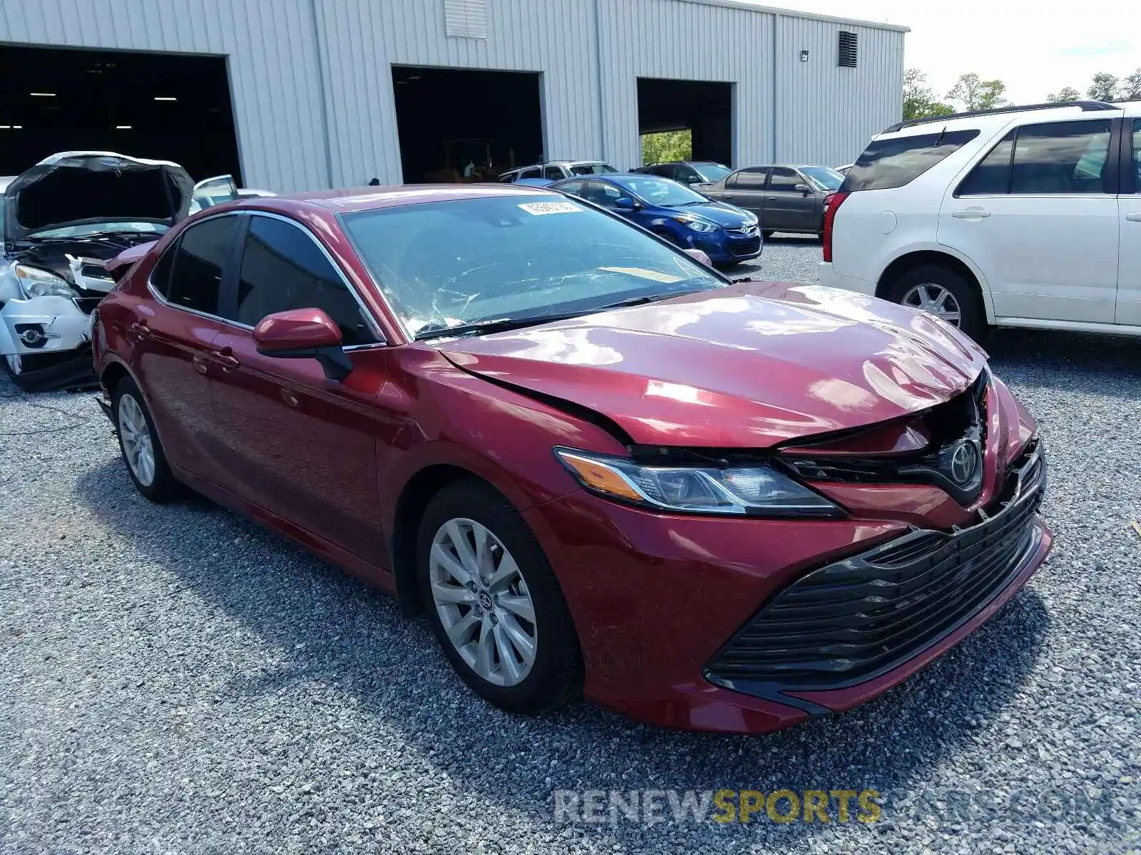 1 Photograph of a damaged car 4T1C11AKXLU937768 TOYOTA CAMRY 2020