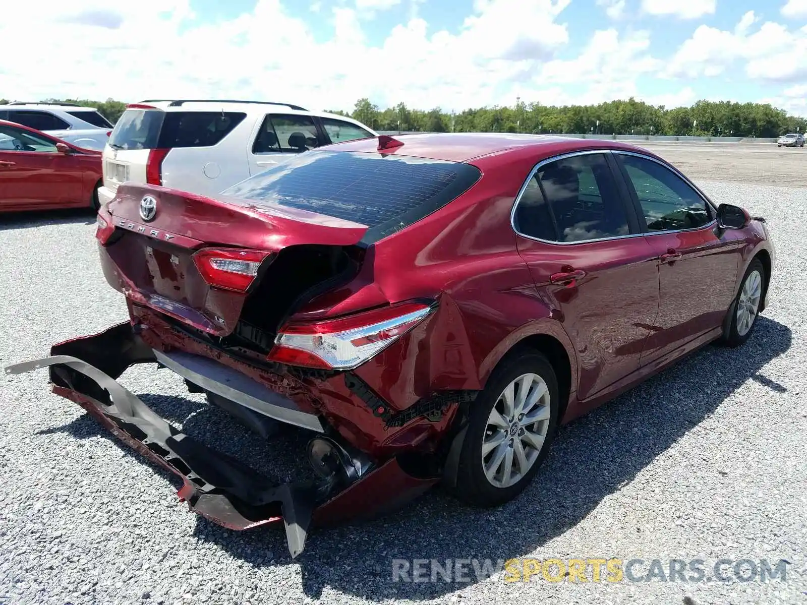 4 Photograph of a damaged car 4T1C11AKXLU937768 TOYOTA CAMRY 2020