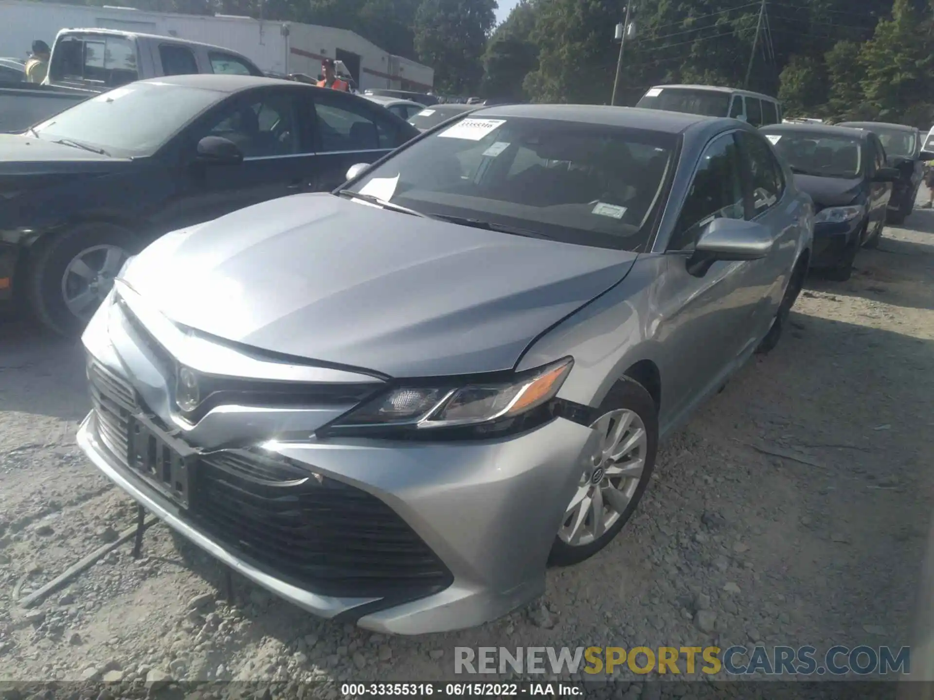 2 Photograph of a damaged car 4T1C11AKXLU944588 TOYOTA CAMRY 2020