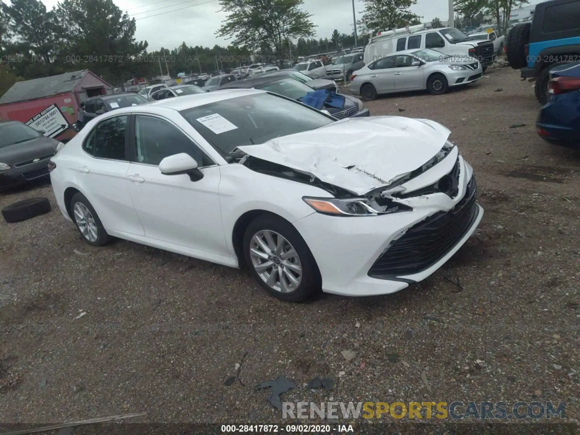 1 Photograph of a damaged car 4T1C11AKXLU946194 TOYOTA CAMRY 2020