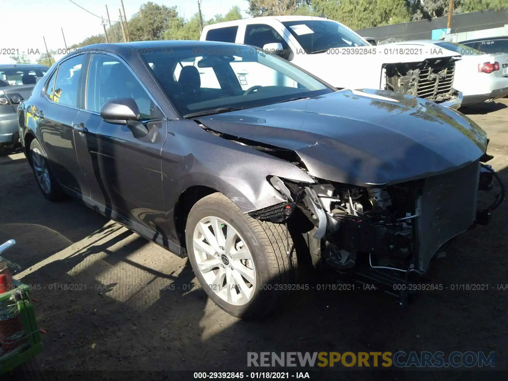 1 Photograph of a damaged car 4T1C11AKXLU954151 TOYOTA CAMRY 2020