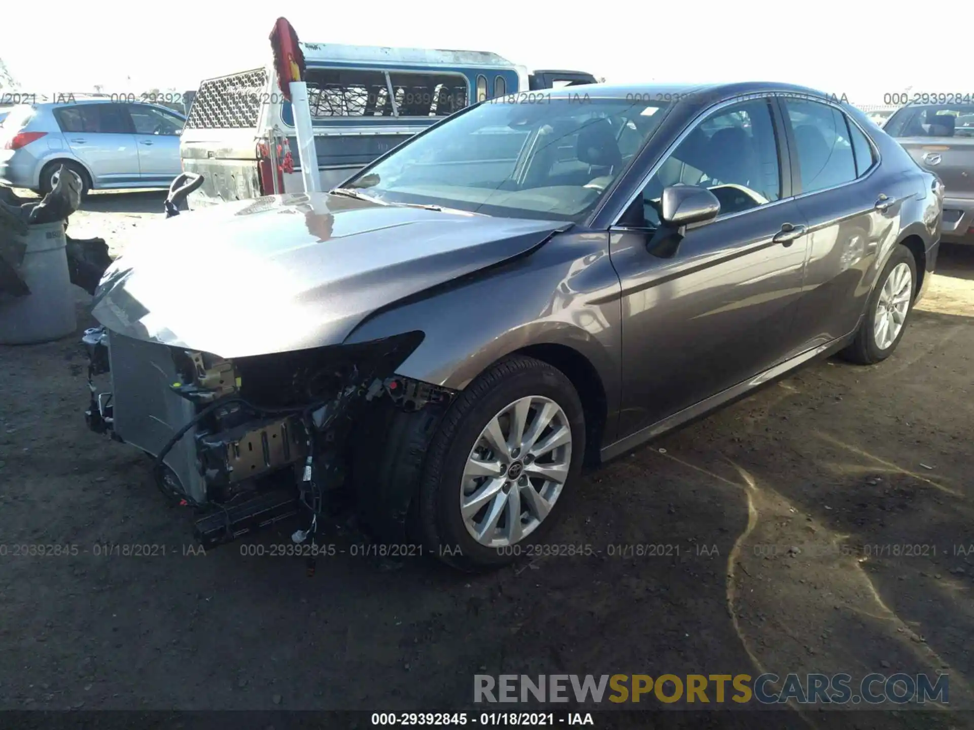 2 Photograph of a damaged car 4T1C11AKXLU954151 TOYOTA CAMRY 2020