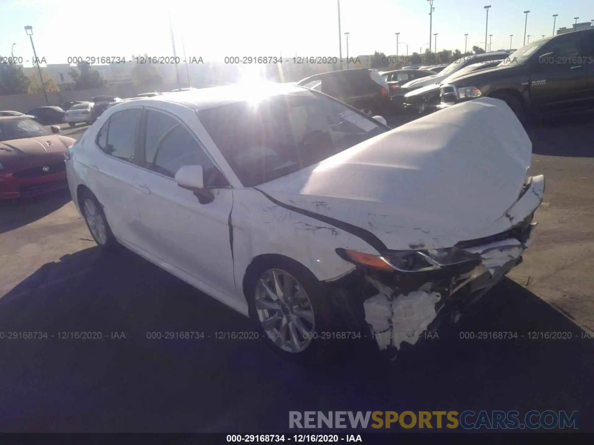 1 Photograph of a damaged car 4T1C11AKXLU969183 TOYOTA CAMRY 2020