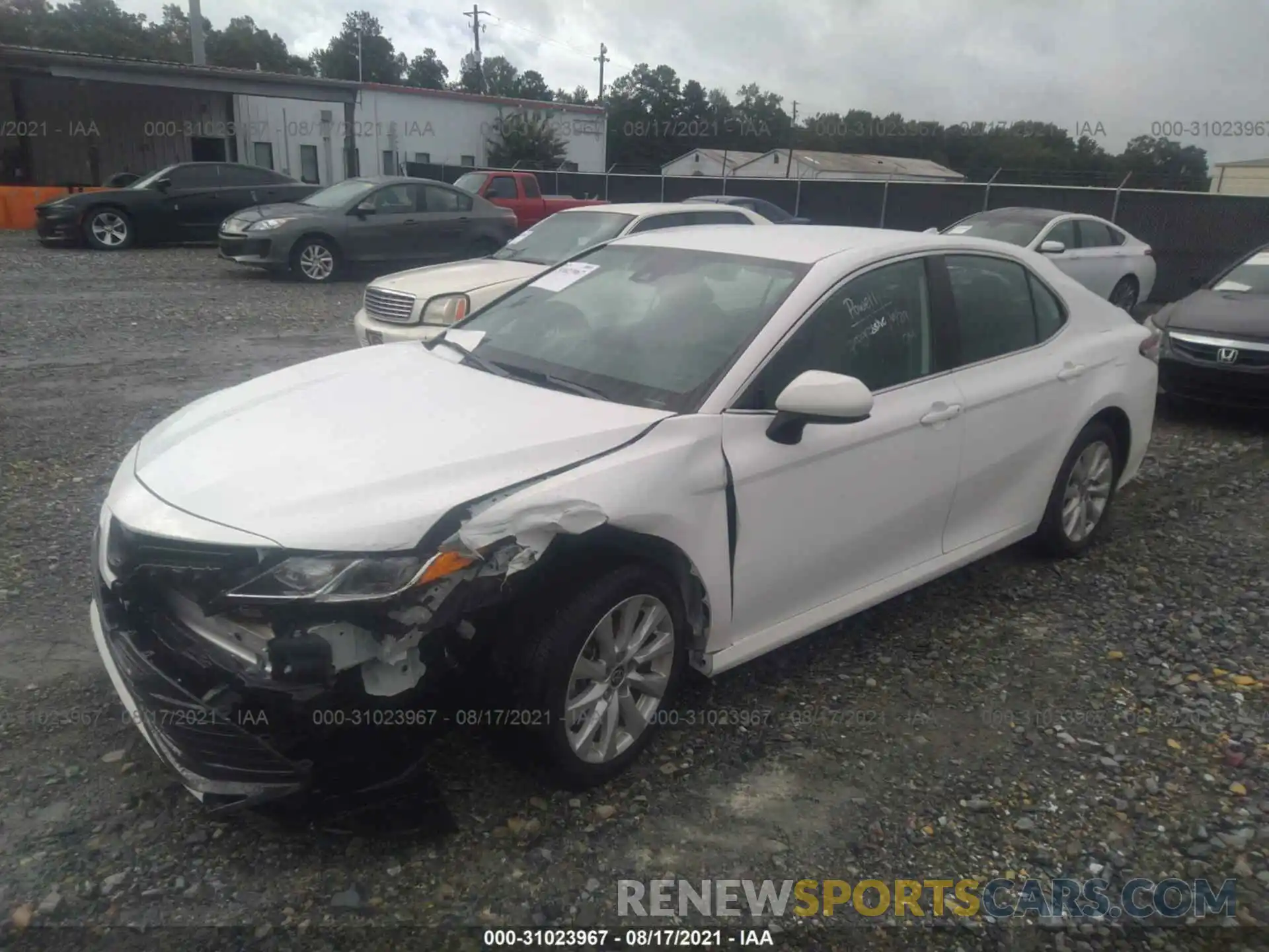 2 Photograph of a damaged car 4T1C11AKXLU973251 TOYOTA CAMRY 2020