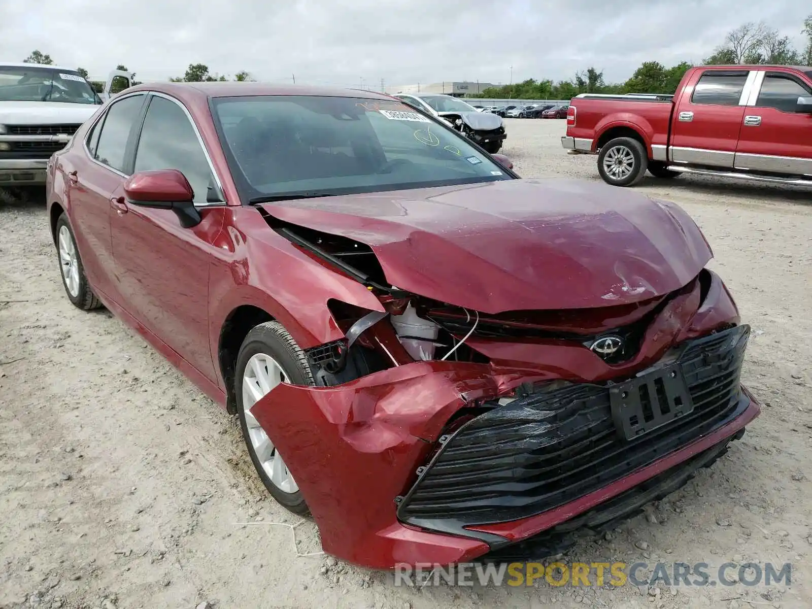 1 Photograph of a damaged car 4T1C11AKXLU979017 TOYOTA CAMRY 2020