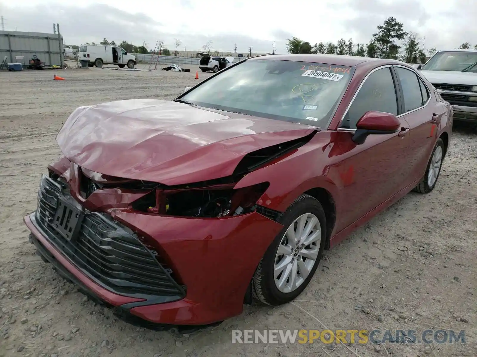 2 Photograph of a damaged car 4T1C11AKXLU979017 TOYOTA CAMRY 2020