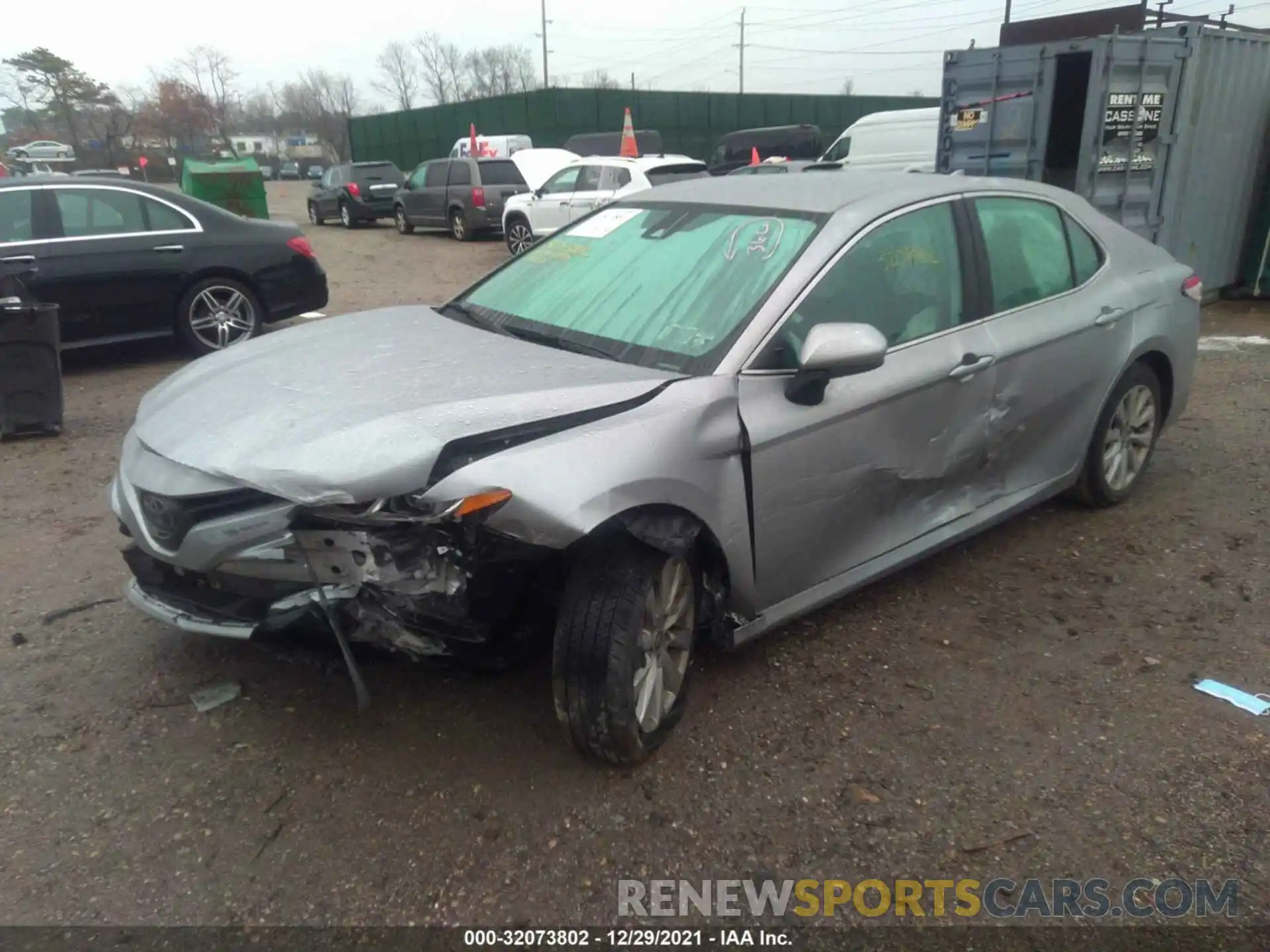 2 Photograph of a damaged car 4T1C11AKXLU980961 TOYOTA CAMRY 2020