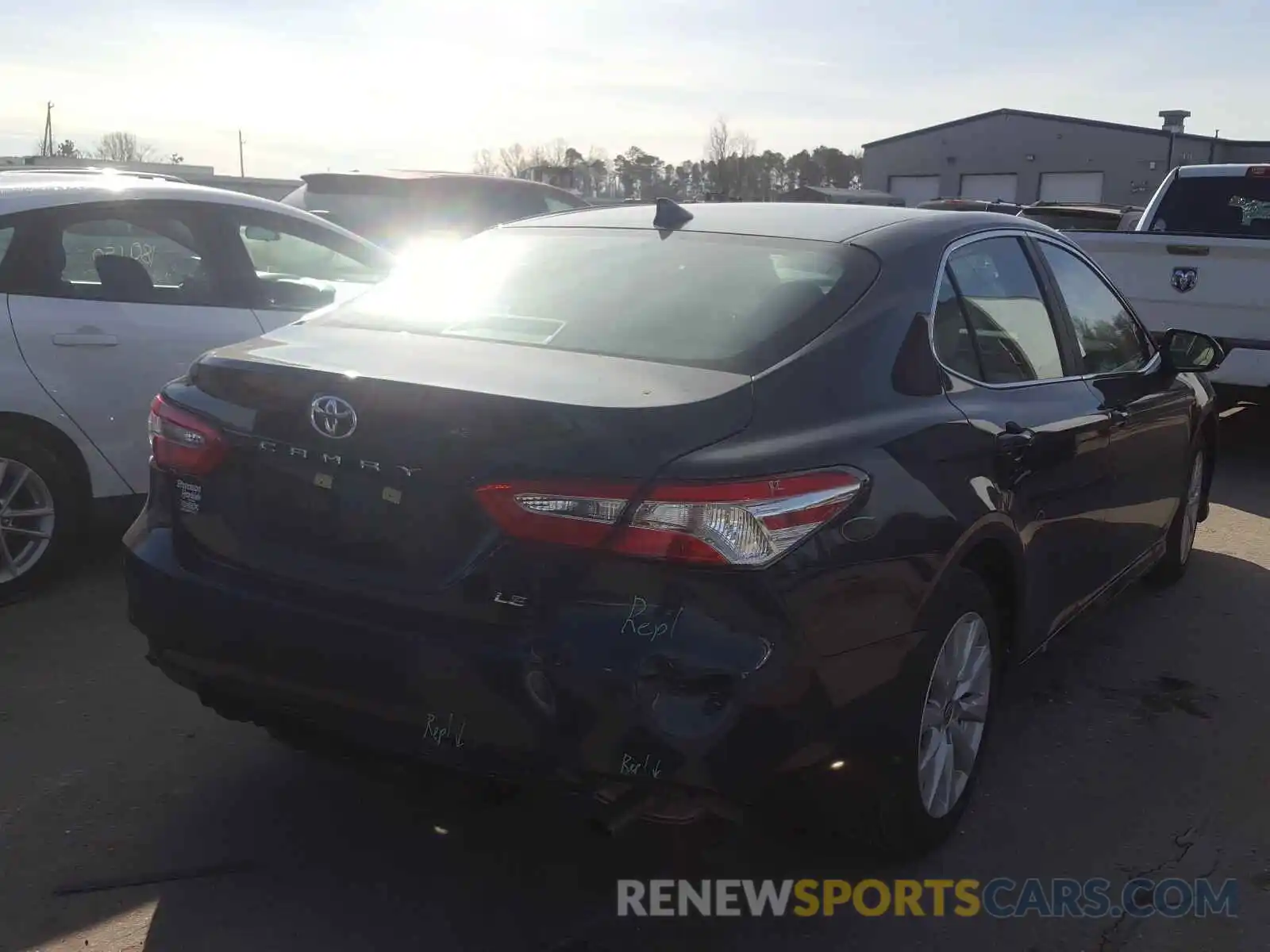 4 Photograph of a damaged car 4T1C11AKXLU986503 TOYOTA CAMRY 2020