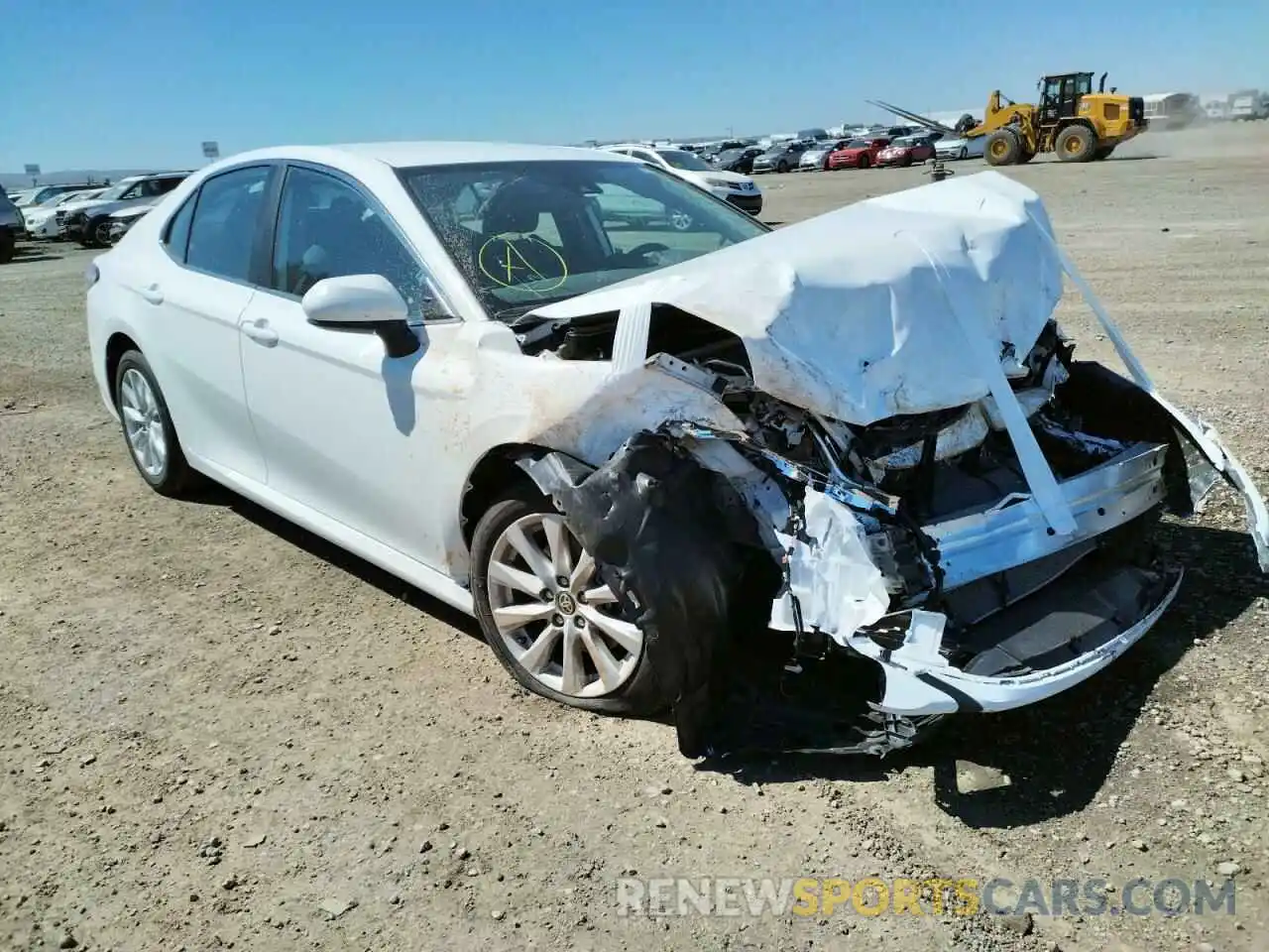 1 Photograph of a damaged car 4T1C11AKXLU989238 TOYOTA CAMRY 2020