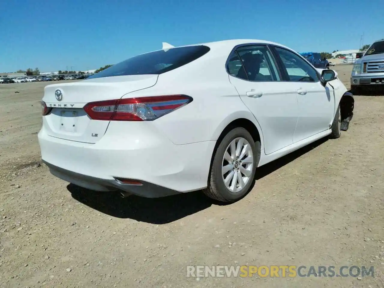 4 Photograph of a damaged car 4T1C11AKXLU989238 TOYOTA CAMRY 2020