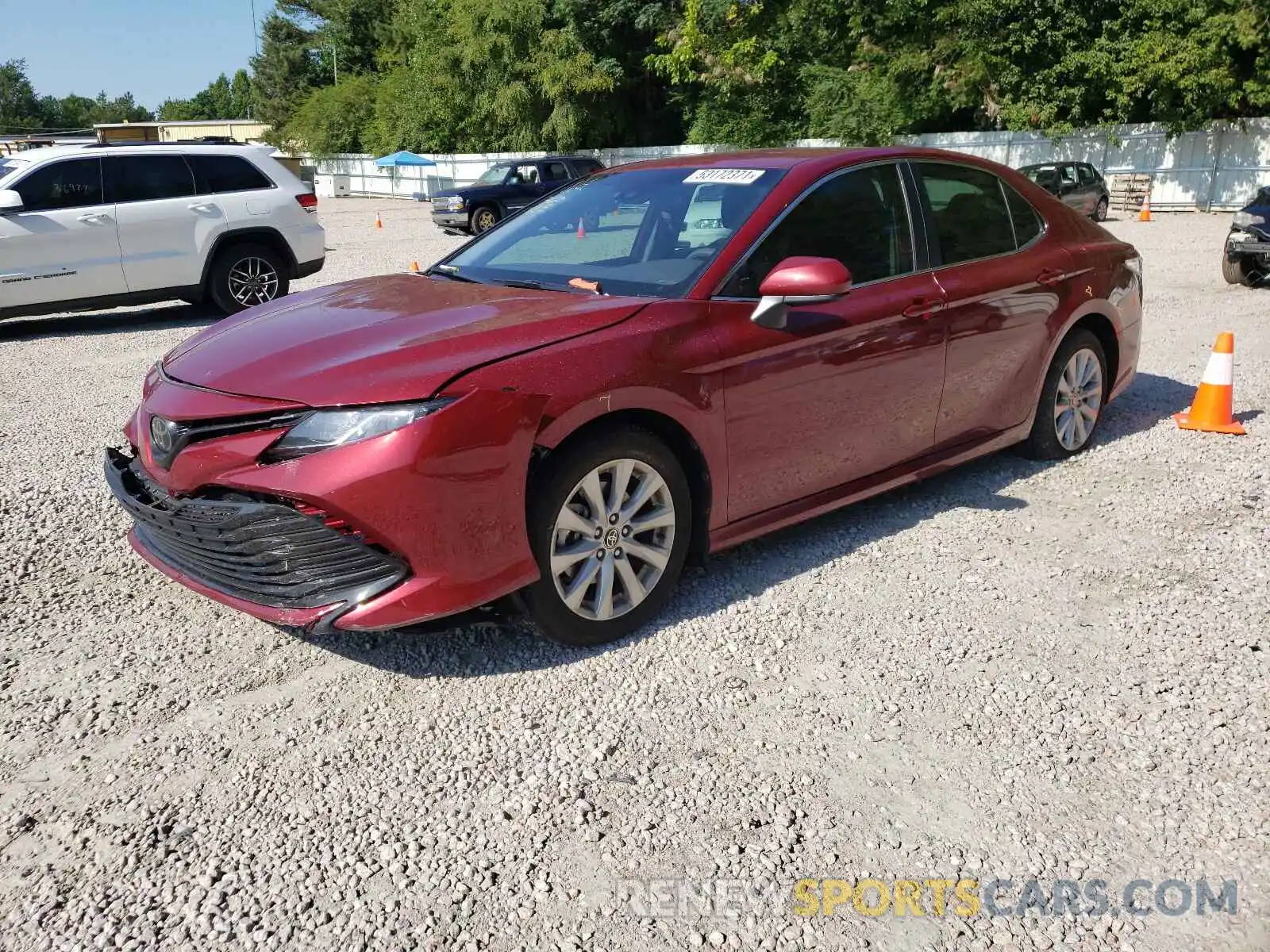 2 Photograph of a damaged car 4T1C11AKXLU989370 TOYOTA CAMRY 2020