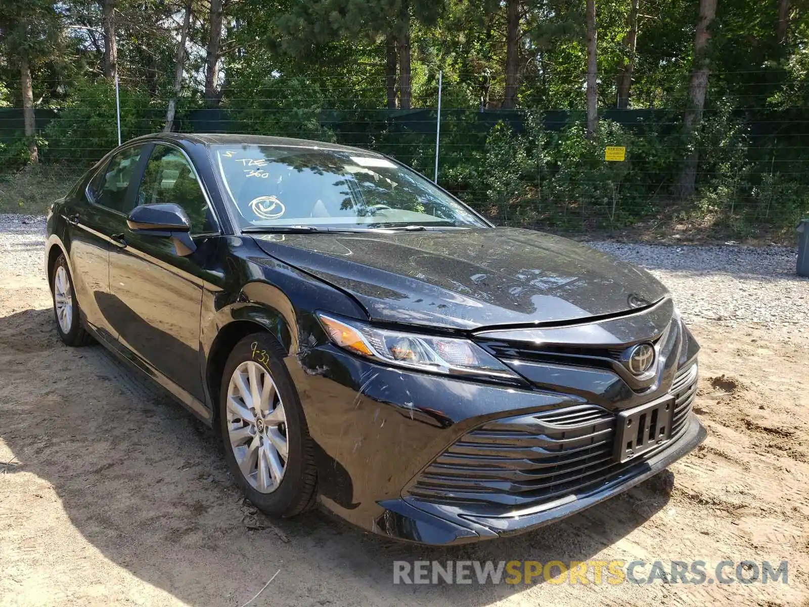 1 Photograph of a damaged car 4T1C11AKXLU994679 TOYOTA CAMRY 2020