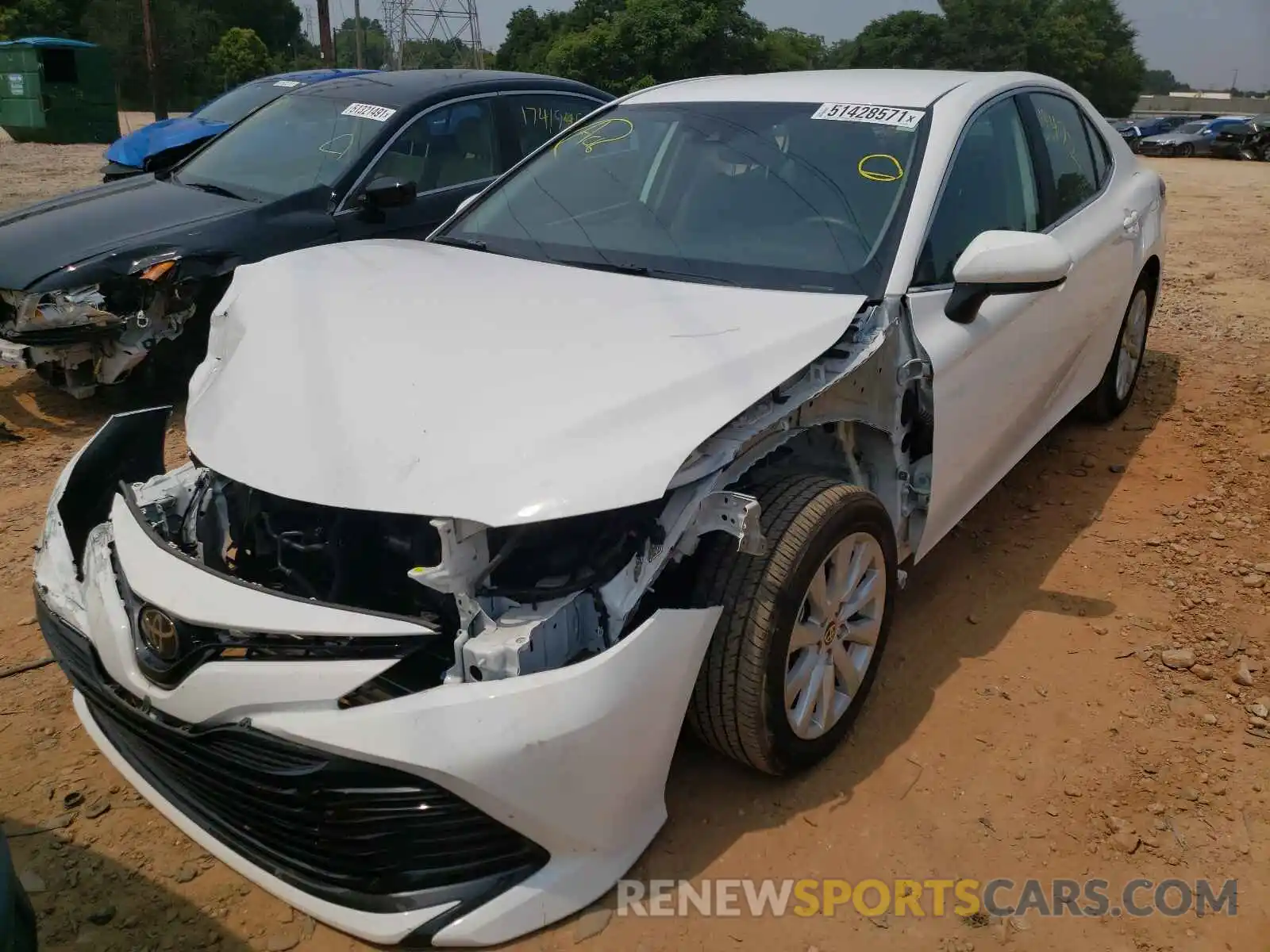 2 Photograph of a damaged car 4T1C11AKXLU999560 TOYOTA CAMRY 2020