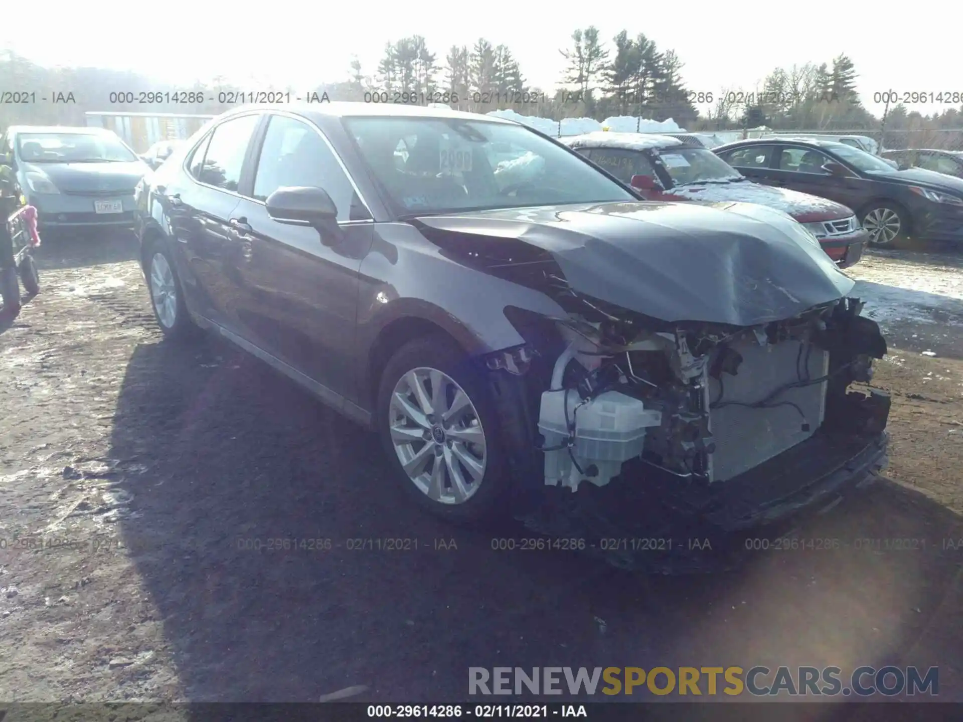 1 Photograph of a damaged car 4T1C11BK0LU009997 TOYOTA CAMRY 2020