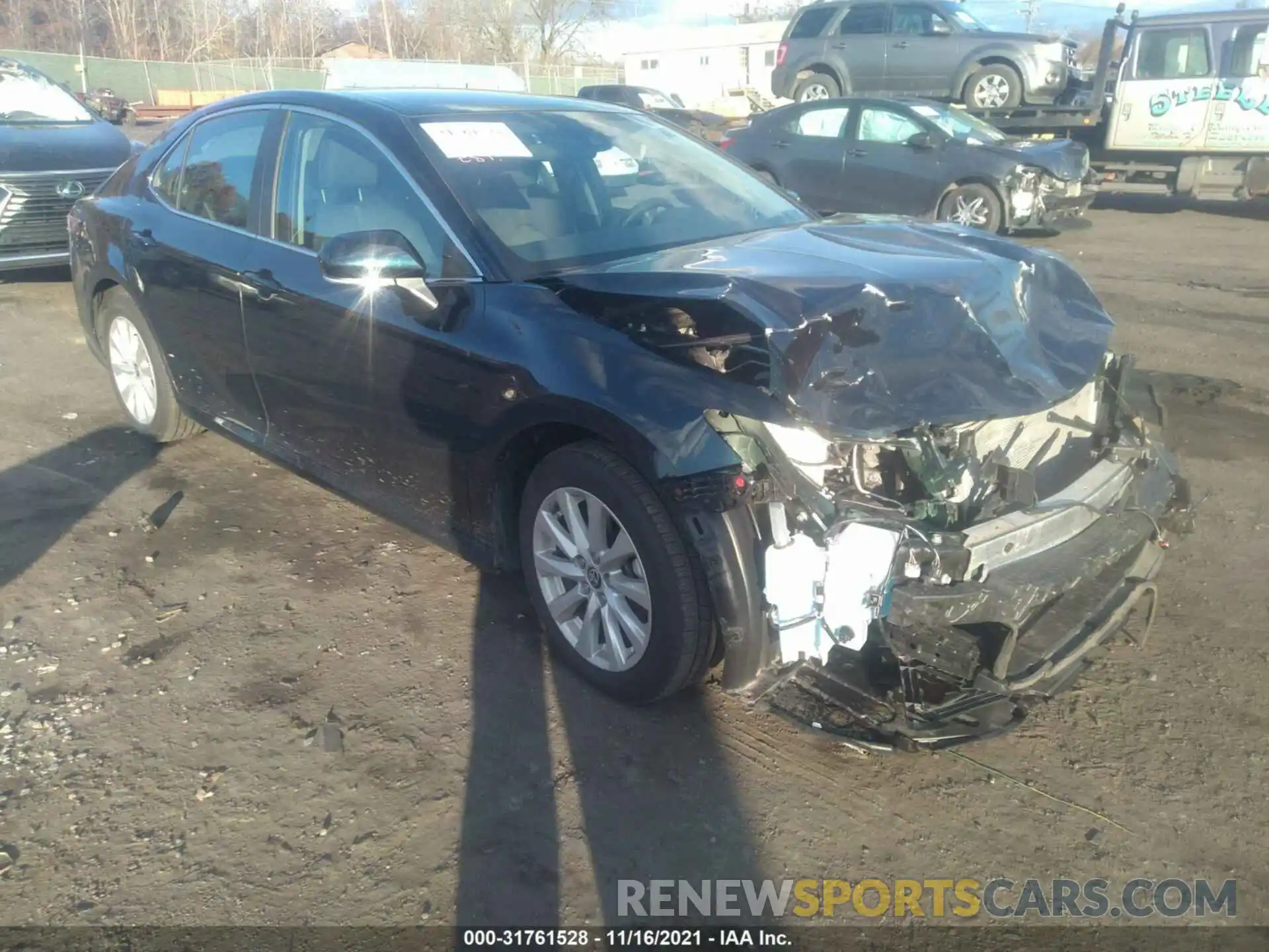 1 Photograph of a damaged car 4T1C11BK0LU017887 TOYOTA CAMRY 2020