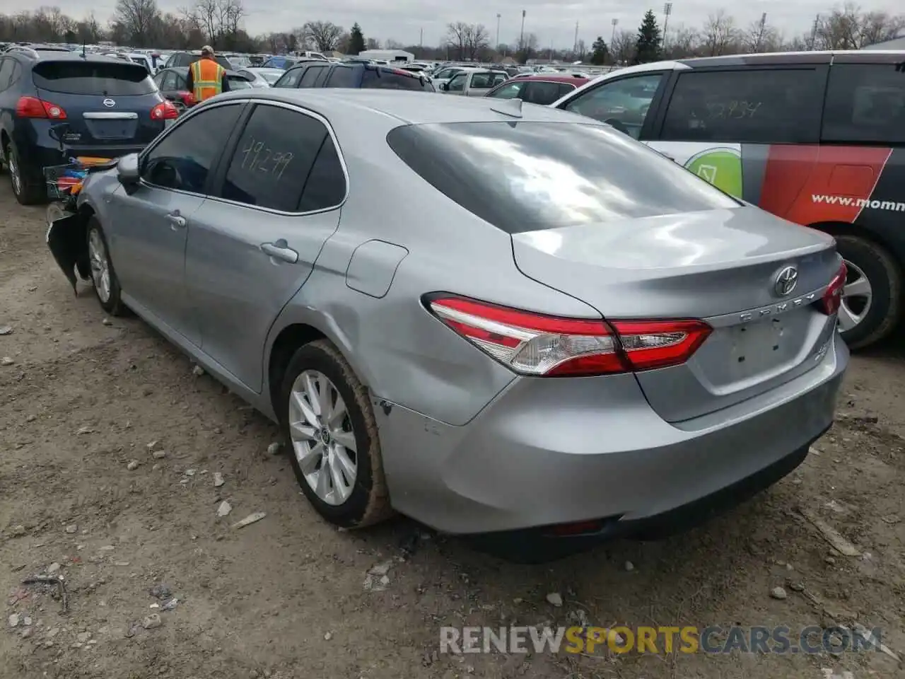 3 Photograph of a damaged car 4T1C11BK1LU012391 TOYOTA CAMRY 2020