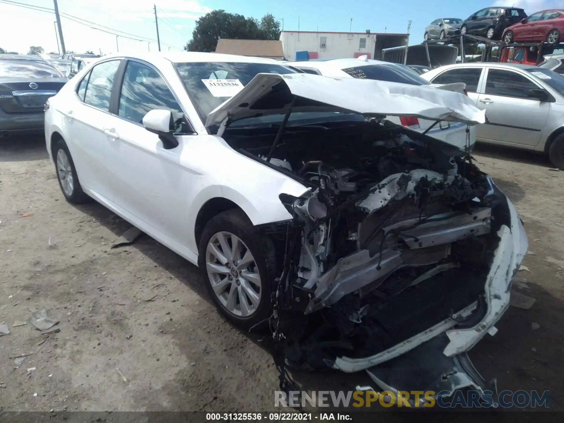 1 Photograph of a damaged car 4T1C11BK1LU012603 TOYOTA CAMRY 2020