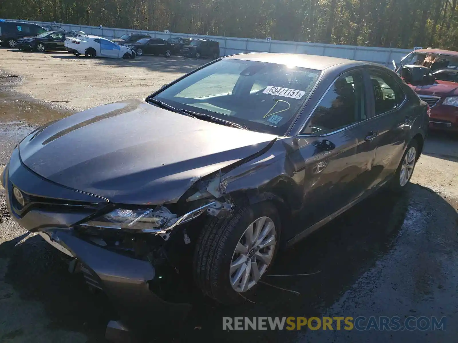 2 Photograph of a damaged car 4T1C11BK2LU008270 TOYOTA CAMRY 2020