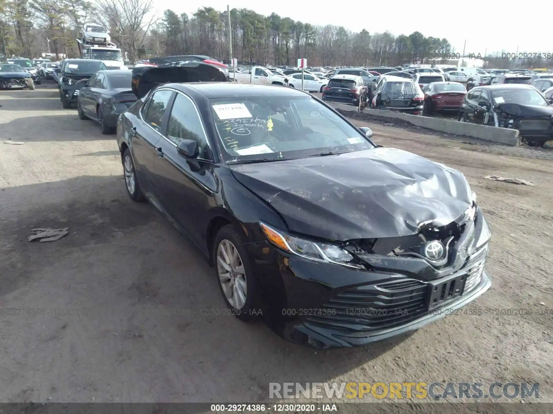 1 Photograph of a damaged car 4T1C11BK4LU004527 TOYOTA CAMRY 2020