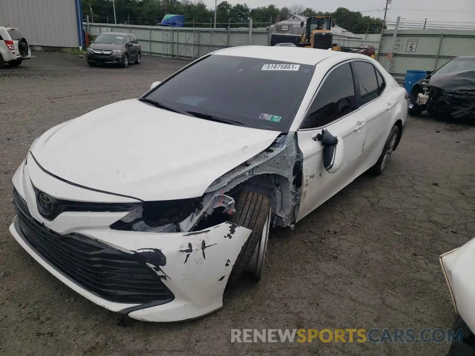 2 Photograph of a damaged car 4T1C11BK4LU009842 TOYOTA CAMRY 2020