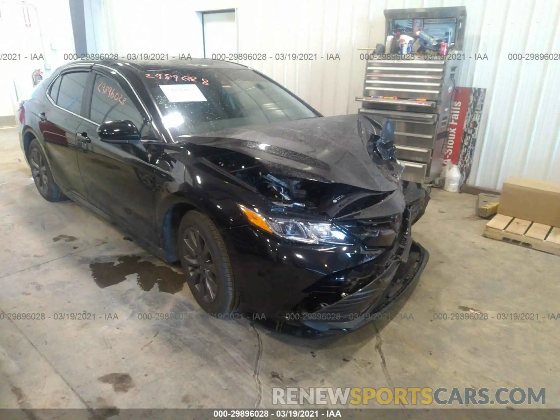 1 Photograph of a damaged car 4T1C11BK4LU014636 TOYOTA CAMRY 2020