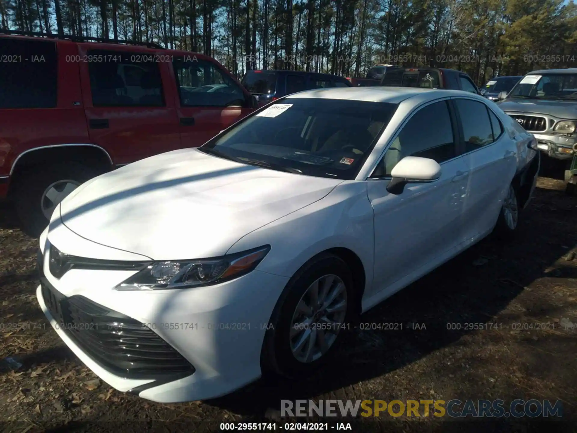 2 Photograph of a damaged car 4T1C11BK6LU016159 TOYOTA CAMRY 2020