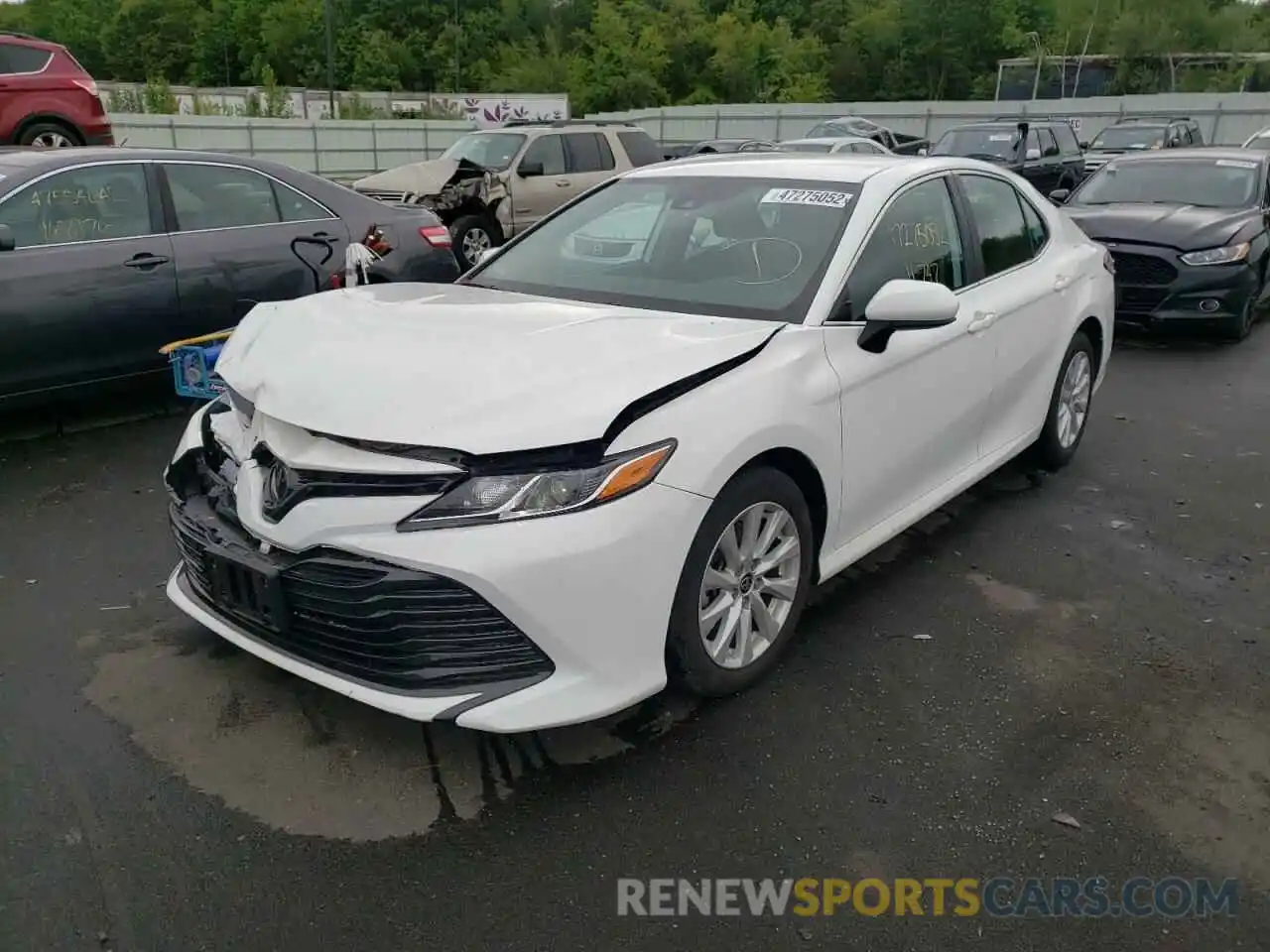 2 Photograph of a damaged car 4T1C11BK7LU009351 TOYOTA CAMRY 2020