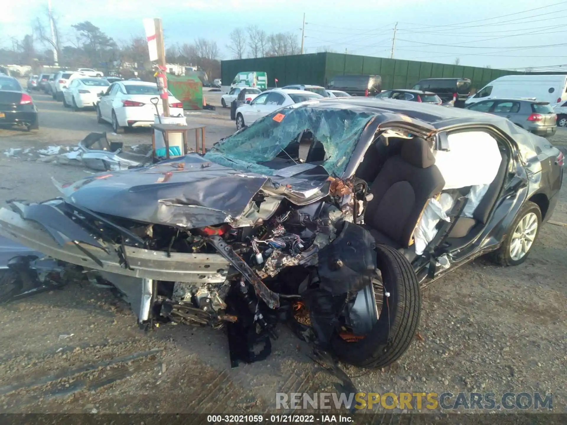 2 Photograph of a damaged car 4T1C11BK8LU005227 TOYOTA CAMRY 2020